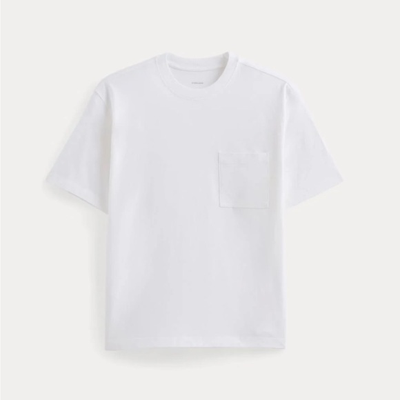 Everlane Oversized Classic White Men's T-Shirt Tee Small MSRP $48 - Picture 5 of 5